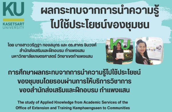 ผู้เขียน ผู้เขียน วริฏฐา ทองสมุทร,สาคร ชินวงค์,รุ่งรัตนา ฉ่ำสิงห์,ธเนตร ศรีสุข,นพสิทธิ์ ล่องจ้า